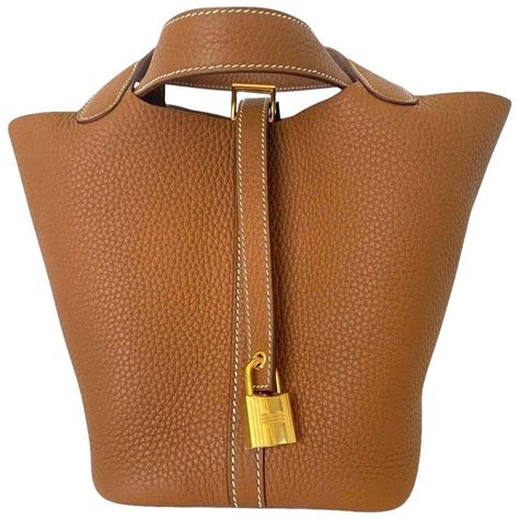 picotin hermes 18 gold|hermes picotin lock 18cm.